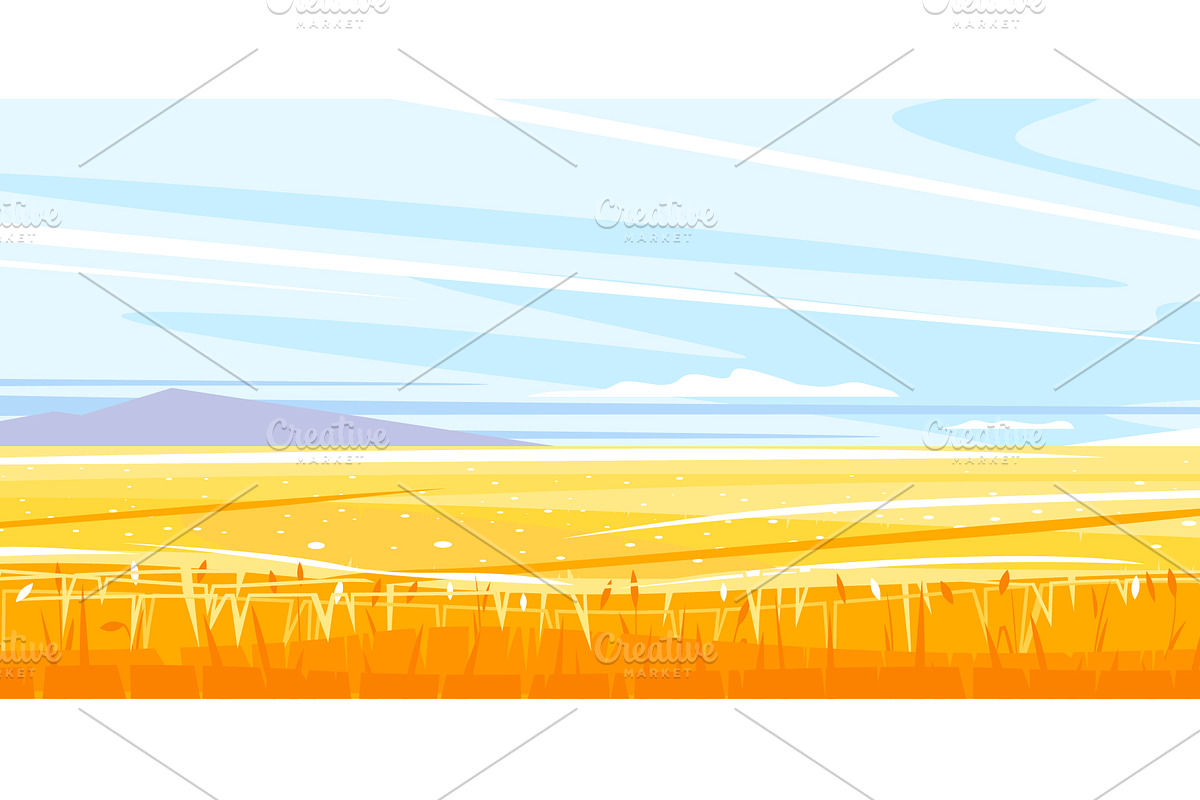 Harvesting fields of grain, a Food Illustration by Oceloti (Photo 2 of 5)