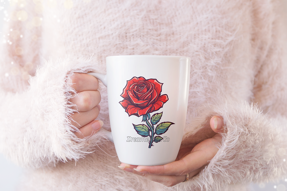 Red Rose clipart, an Object Graphic by DreamerStarCo (Photo 2 of 5)