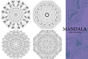 Mandalas for coloring 19, an Object Graphic by Watercolor fantasy (Thumbnail 2 of 5)