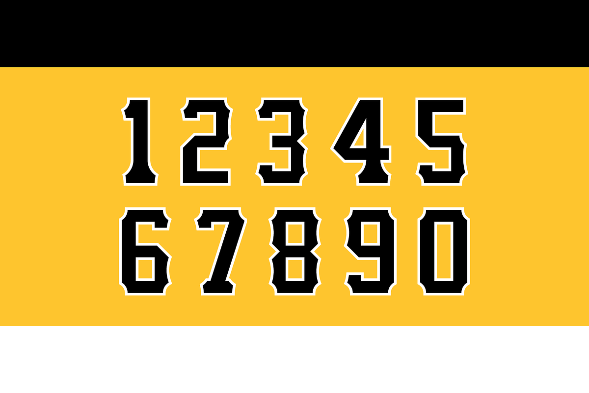 Sweetness Numeral Set preview 4