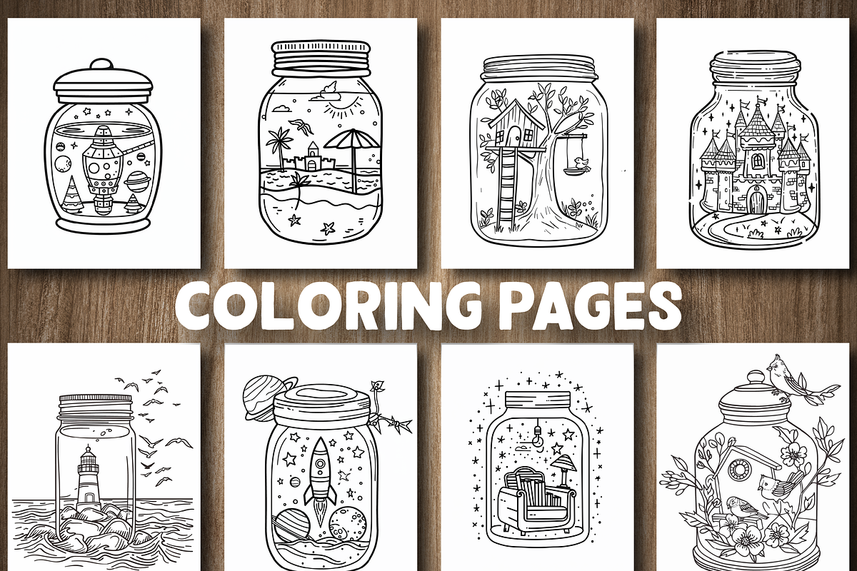 Life Inside Jar Printable Book, an Education Illustration by Design Station (Photo 2 of 5)