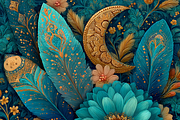 Boho Rhapsody, a Pattern Graphic by Printable Treasure (Thumbnail 2 of 6)