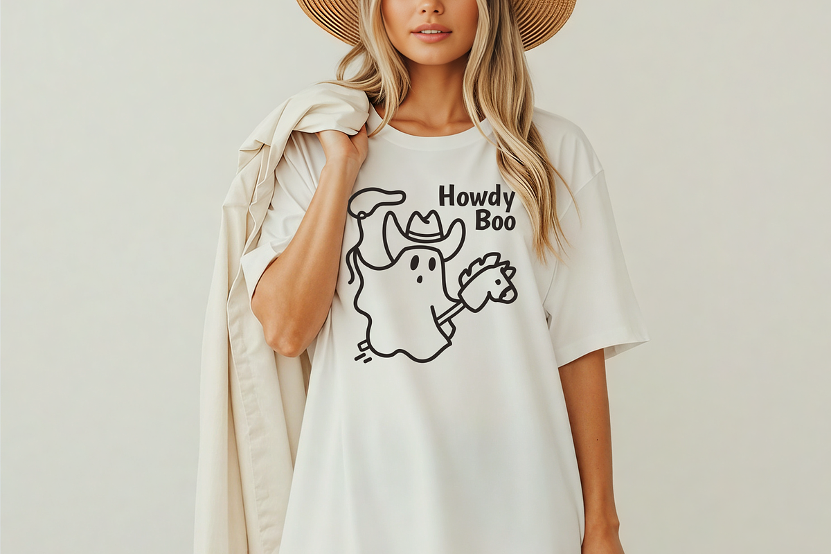 Howdy Boo SVG Cowboy Ghost Rodeo PNG, an Object Graphic by TanchaArt (Photo 8 of 8)
