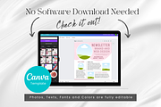 Canva Business Newsletter Template, a Print Template by PixelCraft (Thumbnail 4 of 16)