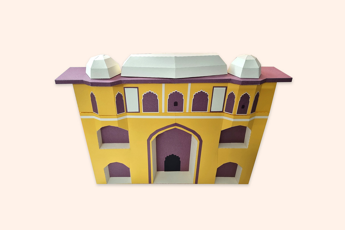 DIY Fort Art - 3d papercraft, a Print Template by PAPER amaze