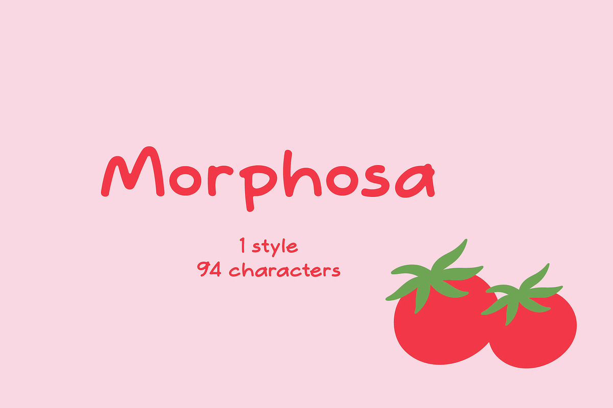 Morphosa - Handwritten Font, a Handwritten Font by Pikgura (Photo 2 of 7)