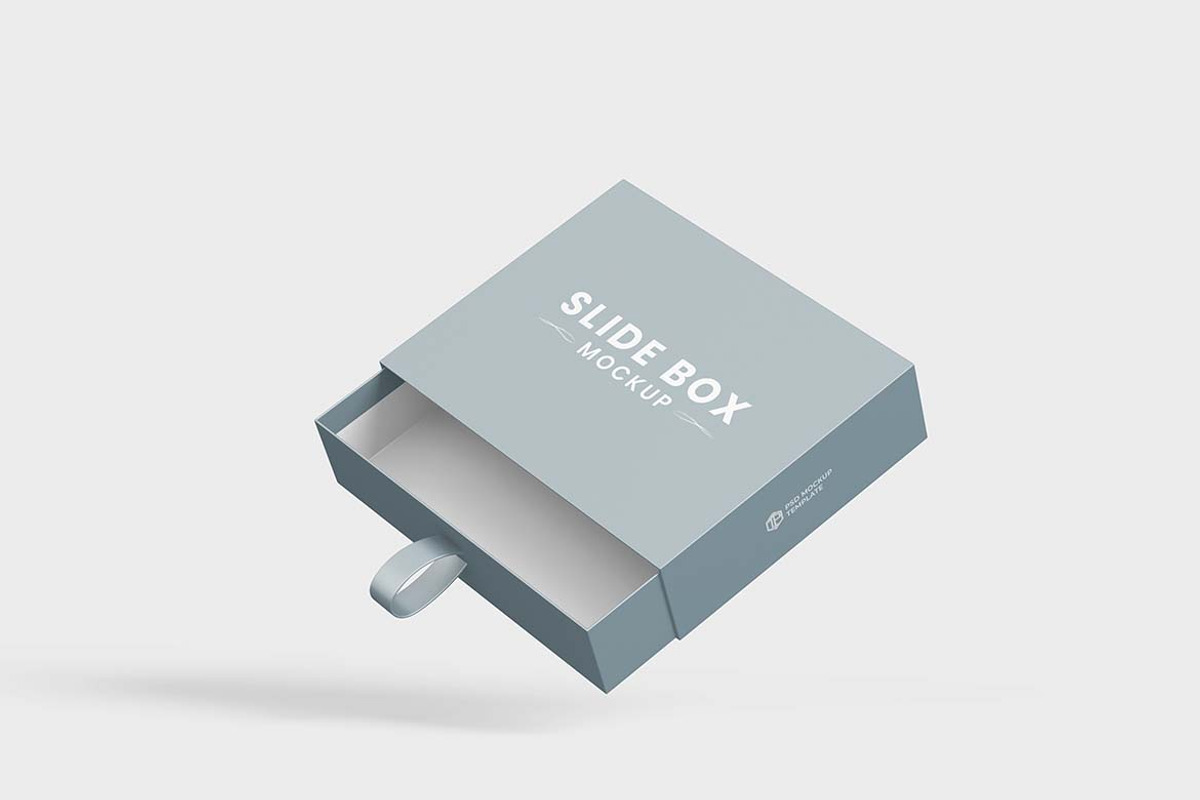 Square Sliding Box Mockups, a Packaging Mockup by tiyasprabawa (Photo 3 of 5)