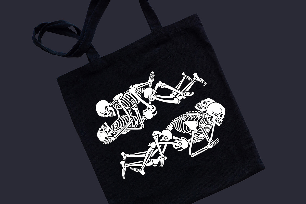 KAMASUTRA with skeletons, an Illustration by Tanya Akhmett (Photo 4 of 14)