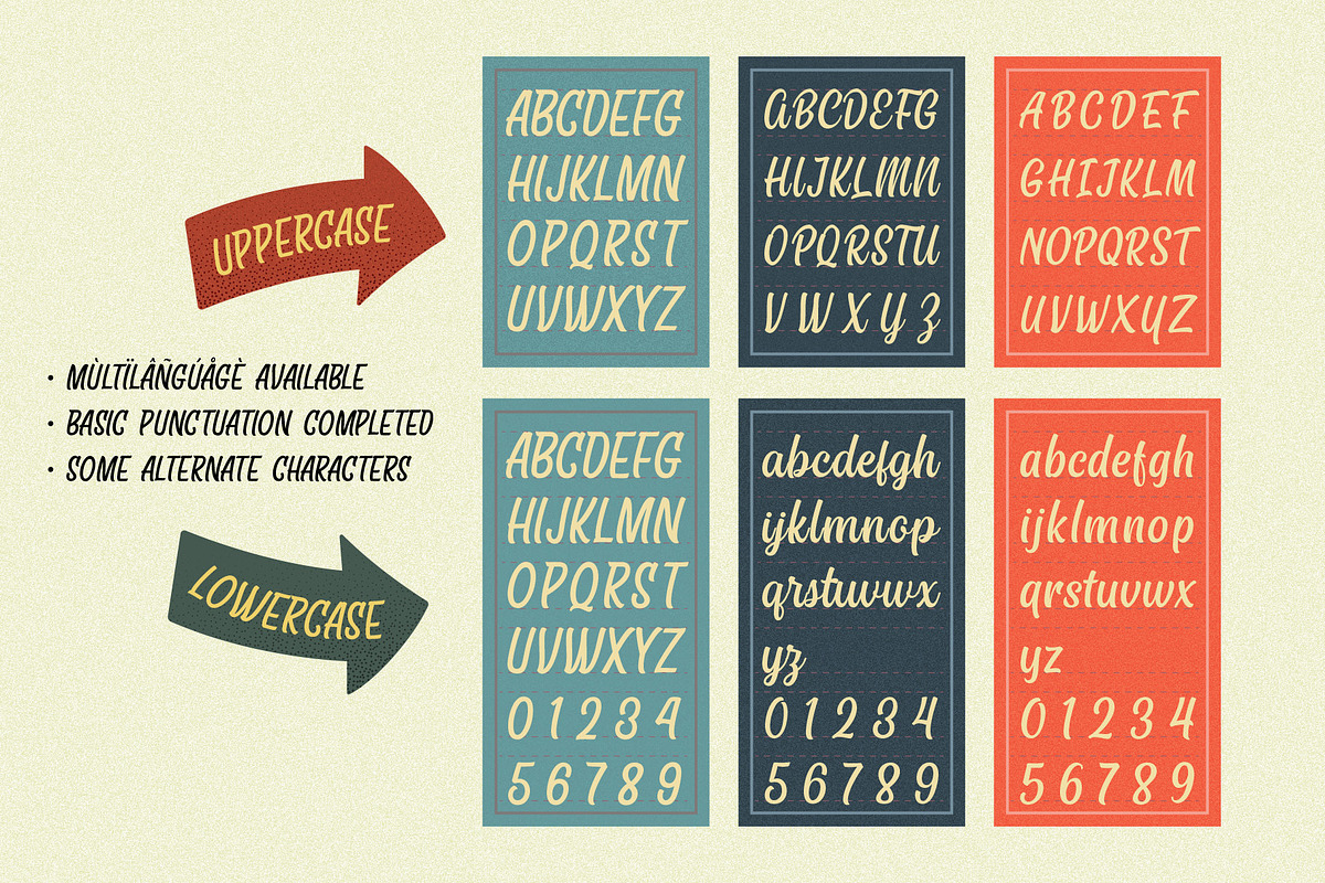 Eastside Brush - Casual Font Trio preview 3