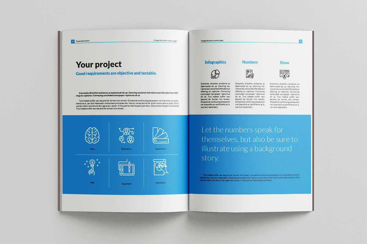 Corporate Proposal Brochure Template, a Brochure Template by Niofix (Photo 3 of 6)