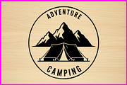 Tent and Mountain Emblem Bundle, an Object Illustration by Gfx_Store (Thumbnail 10 of 12)