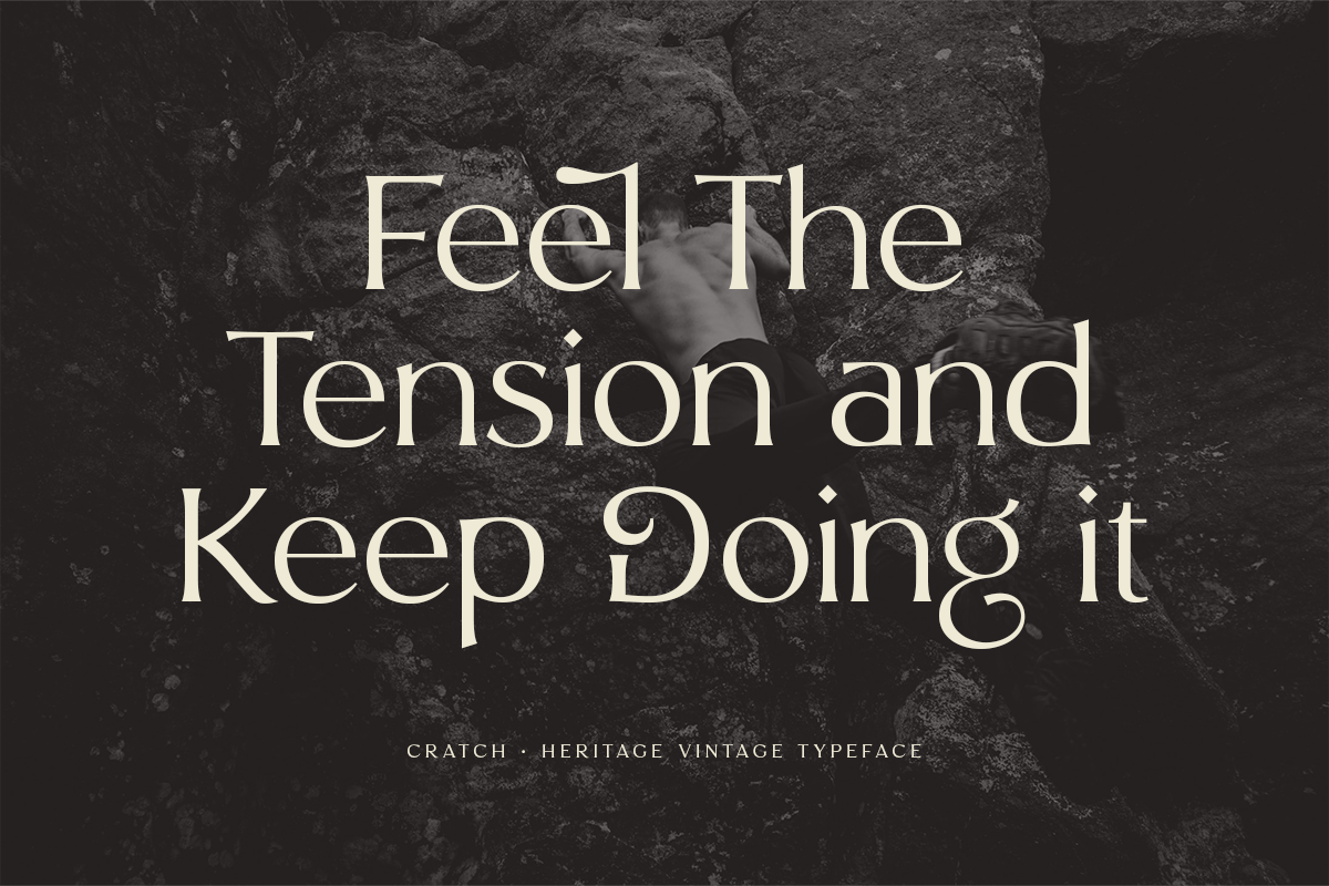 CRATCH - Heritage Vintage Typeface, a Serif Font by Sensatype (Photo 20 of 23)