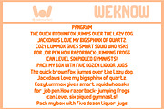 Snack Bite font, a Font by weknow (Thumbnail 6 of 8)