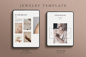 Jewelry Fashion Lookbook Template