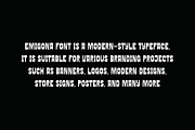 Emigona - Sports Bold Font, a Sans Serif Font by QR Design Studio (Thumbnail 5 of 7)