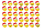 Christmas Emoticons / Emoji, an Emoji Icon by land art (Thumbnail 1 of 4)