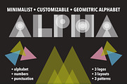 Logo Font Geometric Branding Kit, an Object Graphic by Marmalade Moon (Thumbnail 6 of 6)