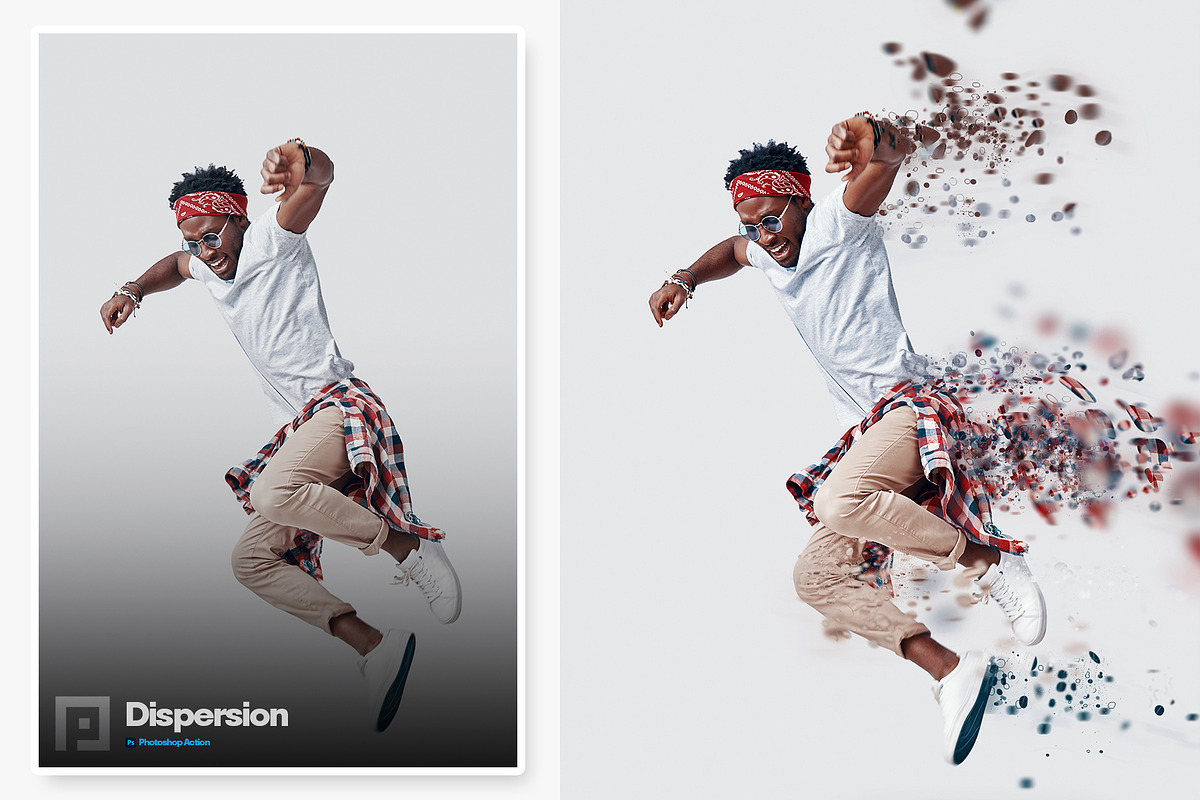 Dispersion Photoshop Action, an Action Add-On by Shovajit (Photo 3 of 8)