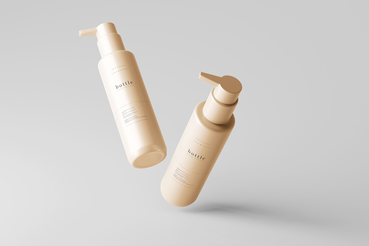 Pump Dispenser Bottle Mockup, a Cups & Container Mockup by pmvch (Photo 5 of 10)