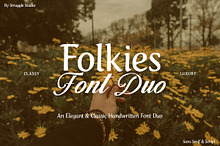 Folkies Font Duo