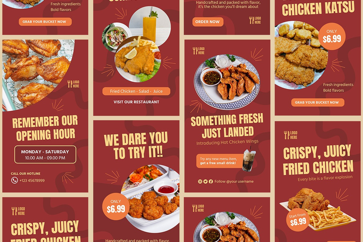 Food Instagram Story Template, a Social Media Template by FDR Studio (Photo 3 of 4)