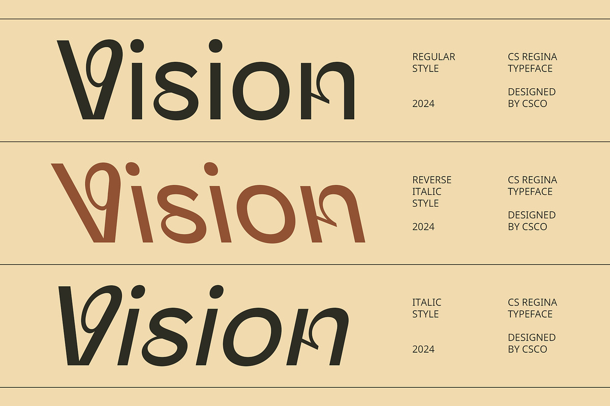 CS Regina – Art Nouveau Font, a Sans Serif Font by Craft Supply Co. (Photo 4 of 8)
