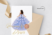 Light Blue Tan skin Princess Clipart, a Person Illustration by Sunflower Day Love (Thumbnail 2 of 3)