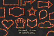 Red marquee frames bundle, an Object Graphic by MariiaVD (Thumbnail 1 of 4)