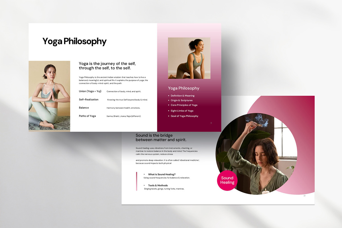 Yoga & Healing Presentation preview 3