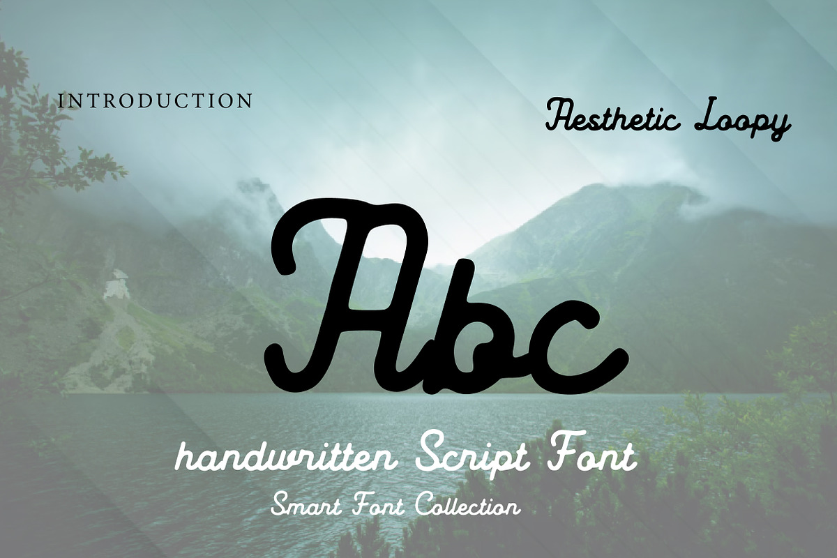Aesthetic Loopy, a Handwritten Font by Wow Magic (Photo 2 of 3)