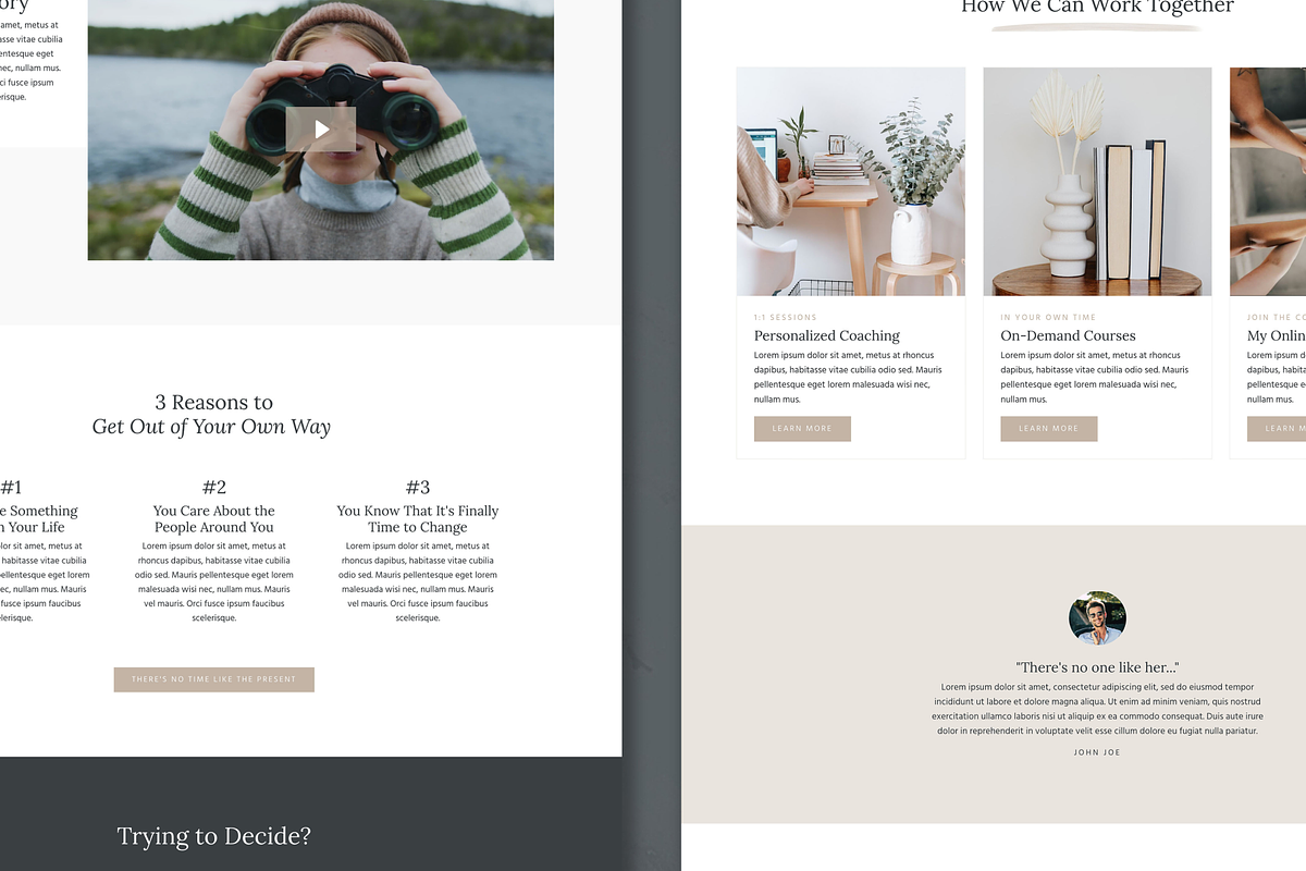 Parker Kajabi Theme preview 3