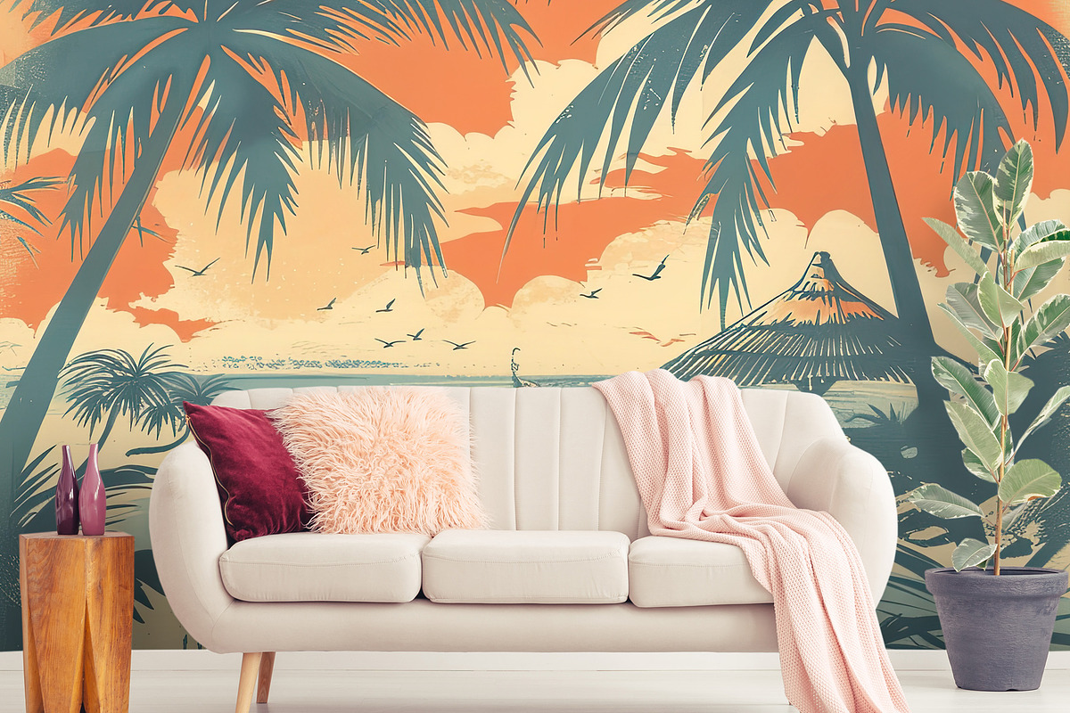 Retro Tiki Paradise, a Background Graphic by Curve Design (Photo 6 of 7)