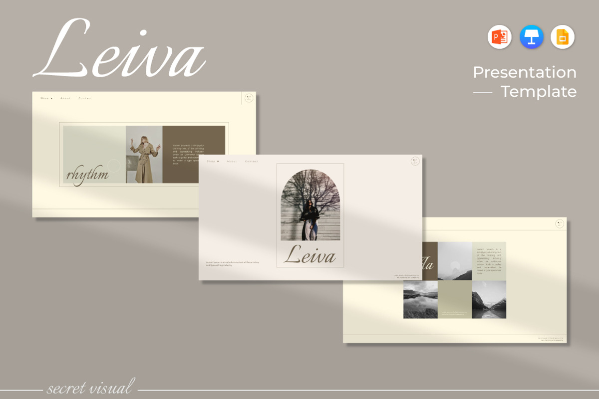 Leiva - Brand Guidelines, a Presentation Template by Secret Visual (Photo 1 of 8)