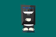 Quirky Coffee Machines, a Food Illustration by Projectile (Thumbnail 4 of 7)