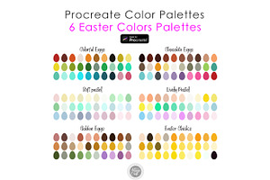 Easter Procreate Color Palettes