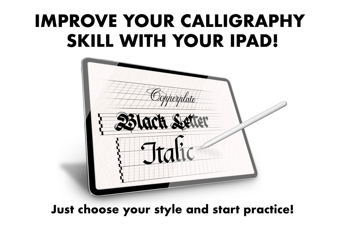 Calligraphy Practice Toolkit, a Brush Add-On by Magnatype (Photo 8 of 8)