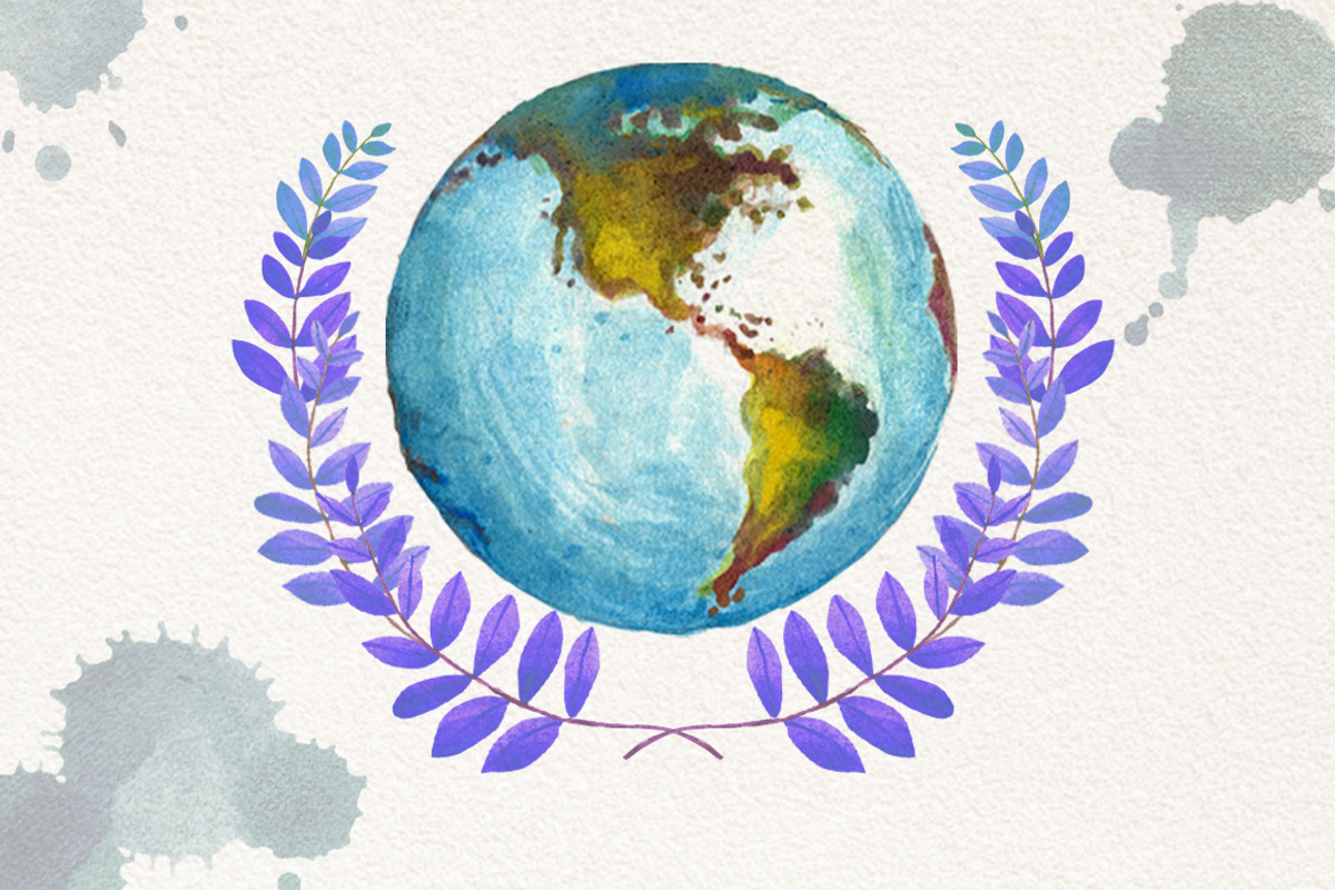 Watercolor Earth, a Technology Illustration by Graphobia (Photo 3 of 9)