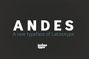 Andes, a Sans Serif Font by Latinotype (Thumbnail 1 of 4)