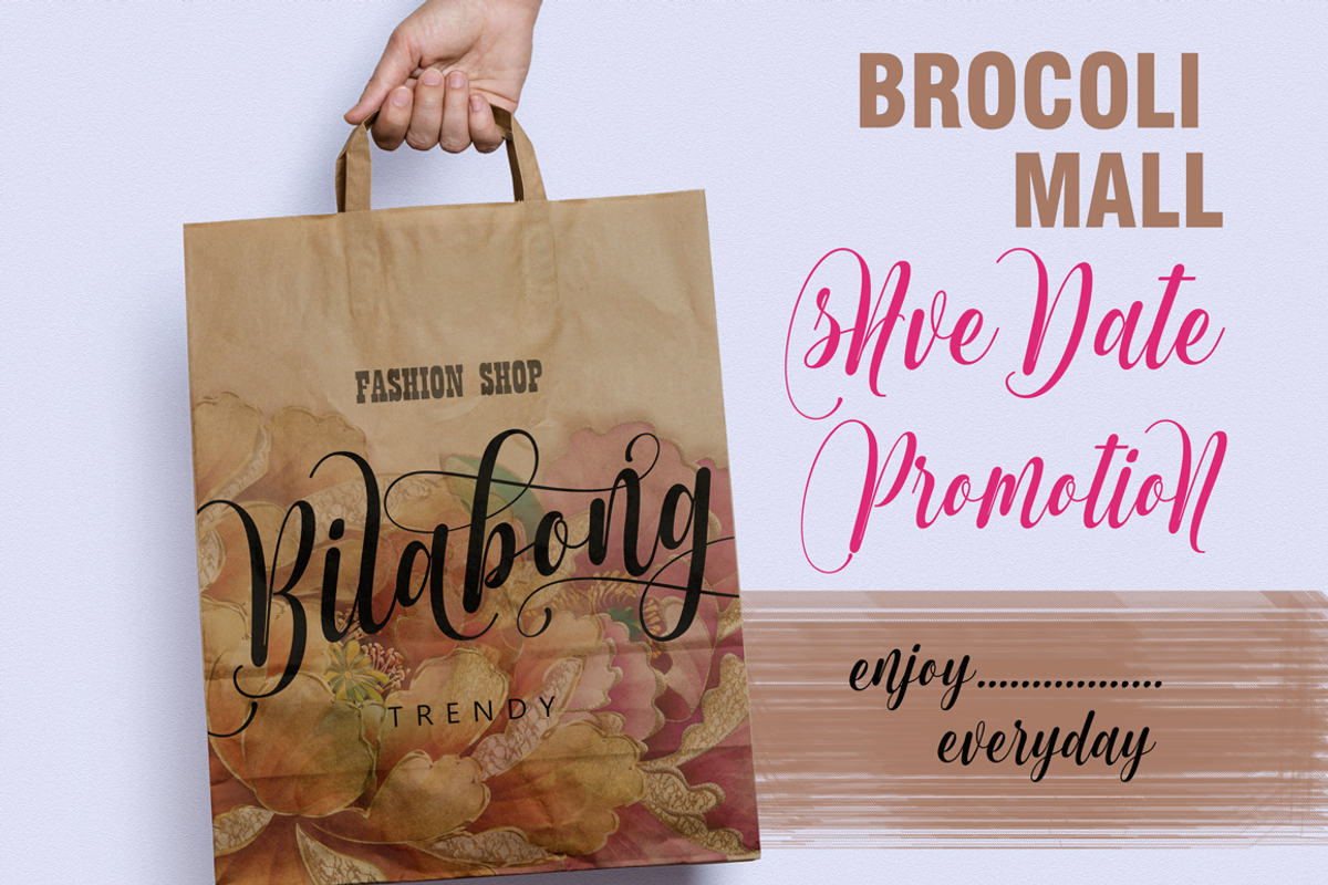 Muthya//Wedding Calligraphy Font preview 4