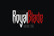 Royal Blade, a Font by Sentavio (Thumbnail 1 of 7)
