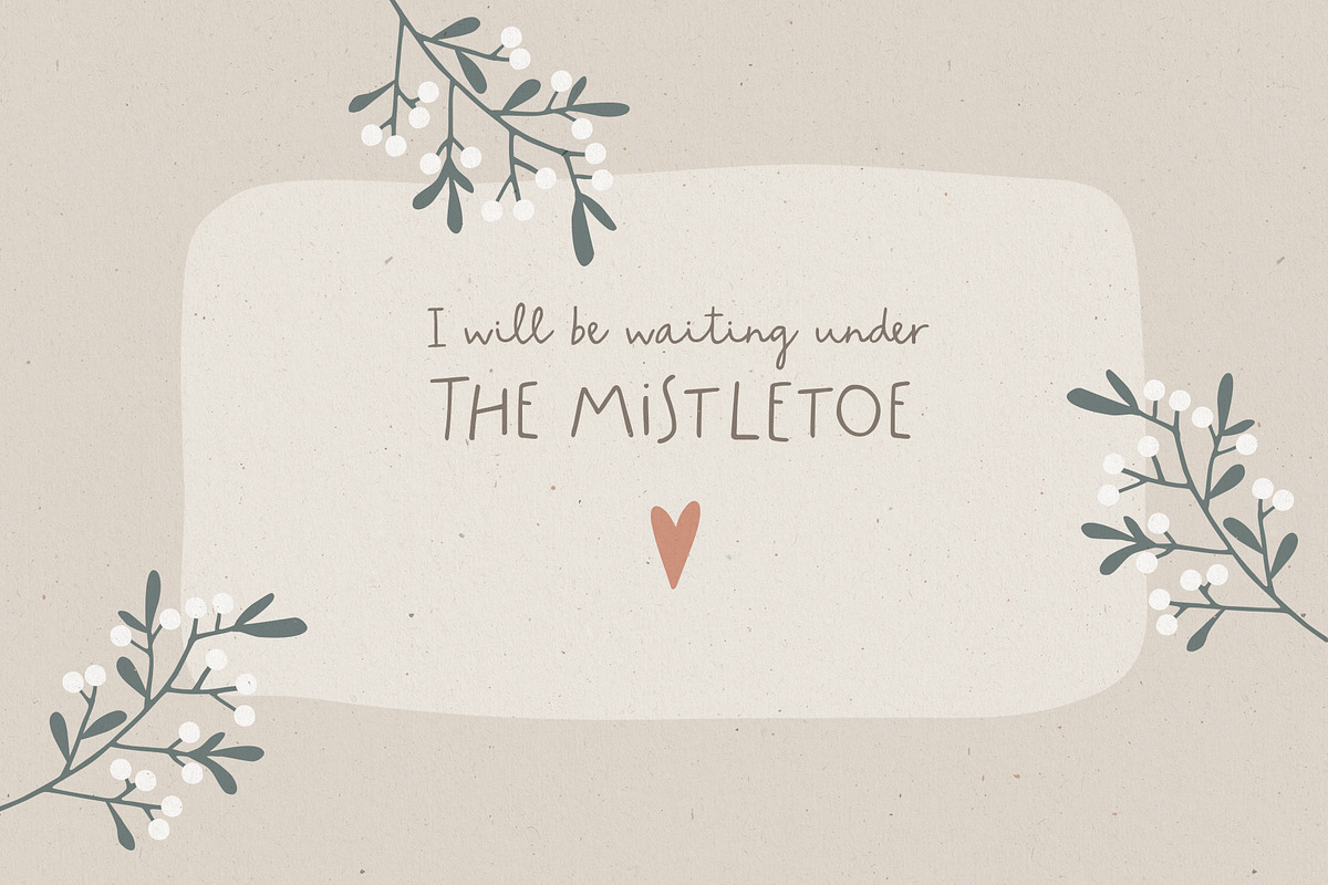 Wintery Holidays font duo, logos, a Script Font by Tabita's shop (Photo 15 of 18)