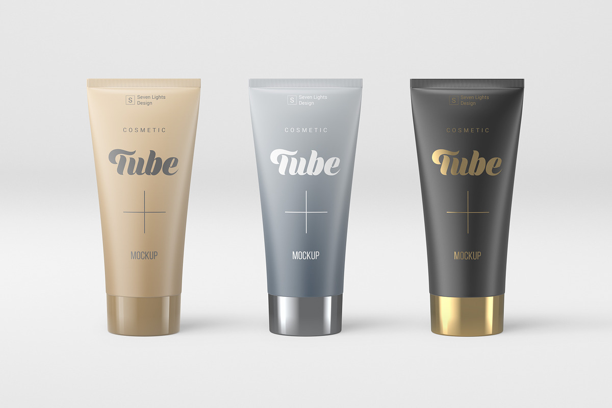 Cosmetic Tube Mockup #2, a Packaging Mockup by Seven Lights (Photo 1 of 9)