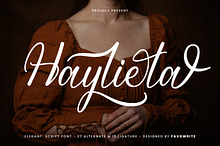 Haylieta - Elegant Script Font