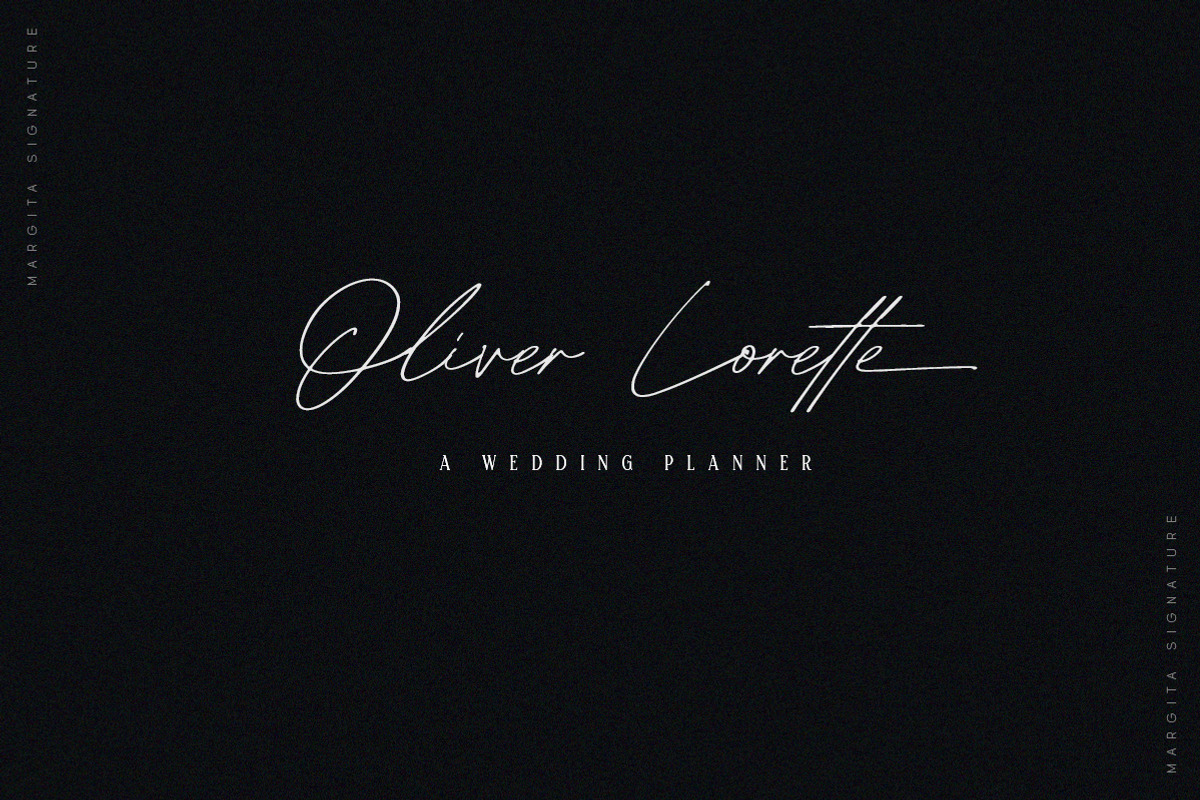Margita Signature, a Script Font by Letterhend Studio (Photo 7 of 9)