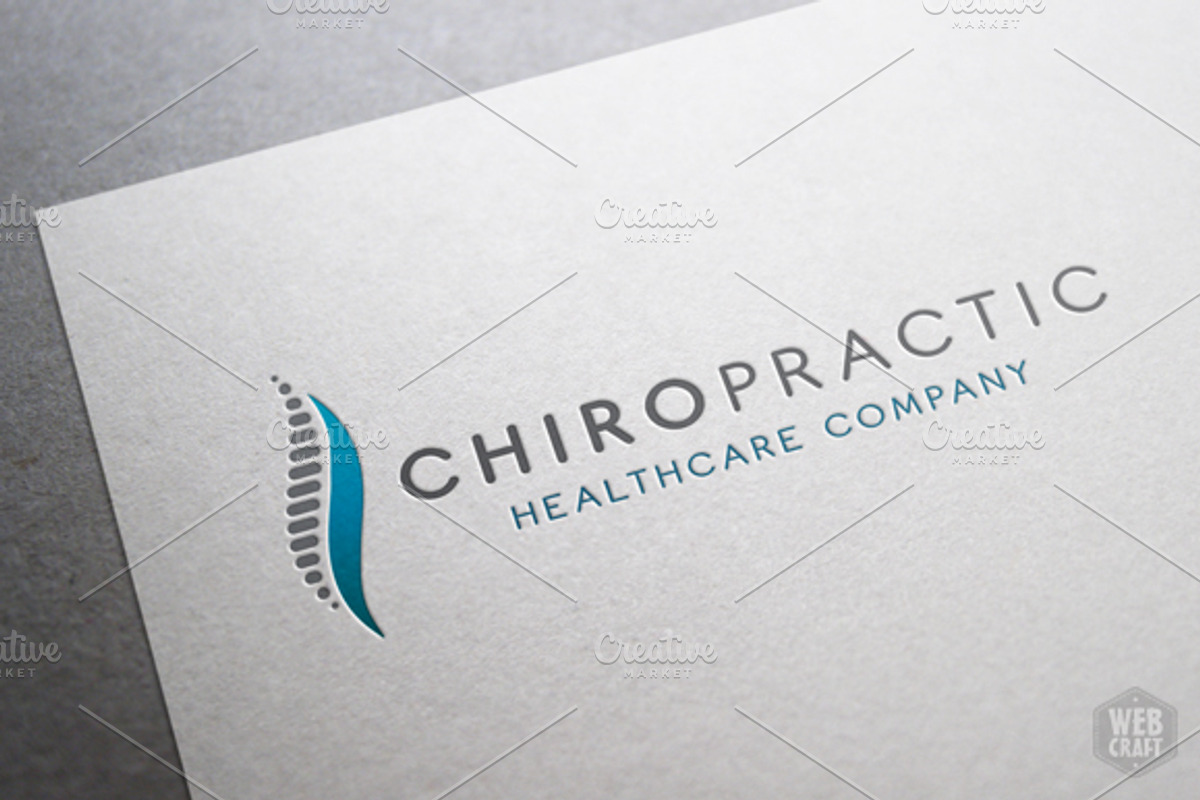 Chiropractic Logo Template, a Branding & Logo Template by WebCraft (Photo 2 of 6)