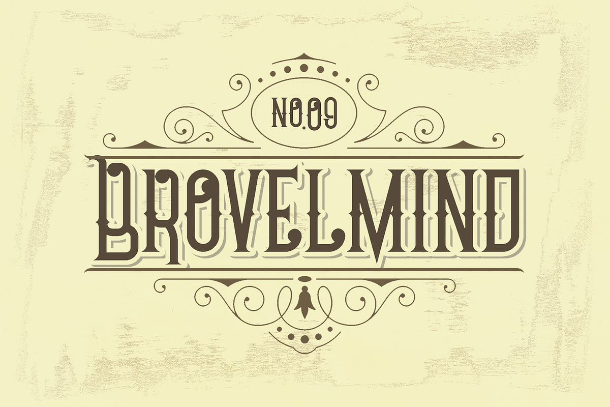 Chivel Mind - Vintage Font preview 2