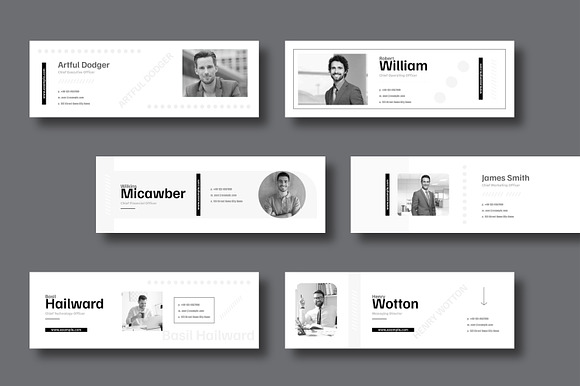 Digital Email Signature Template preview 6
