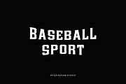 Basebold Sport Varsity Baseball Font, a Serif Font by QR Design Studio (Thumbnail 2 of 7)