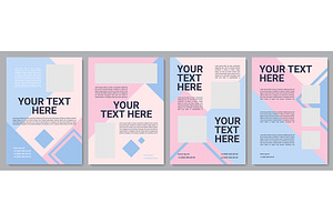 Pastel Pink Promotional Brochure