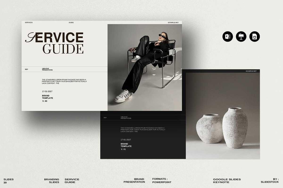 Service Guide Template, a Presentation Template by slidestock55 (Photo 1 of 15)
